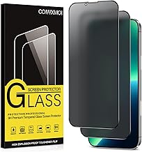 Coiwxmoi Verre Trempé Mat pour iPhone 13 Pro Max/iPhone 14 plus Anti Espion,Mate Anti Spy Vitre Protection écran Matte Anti-Reflet Dureté 9H Anti-Rayures Privacy Haute Définition HD Film,2 Pièces