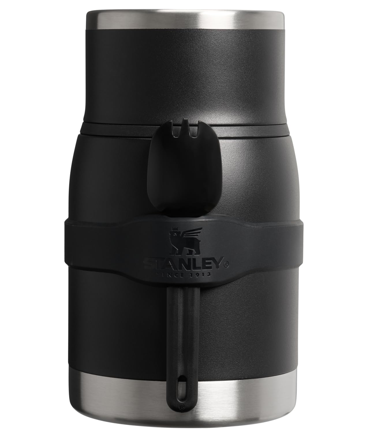 STANLEY Adventure To-Go Food Jar and Spork, 24 oz, Black 2.0