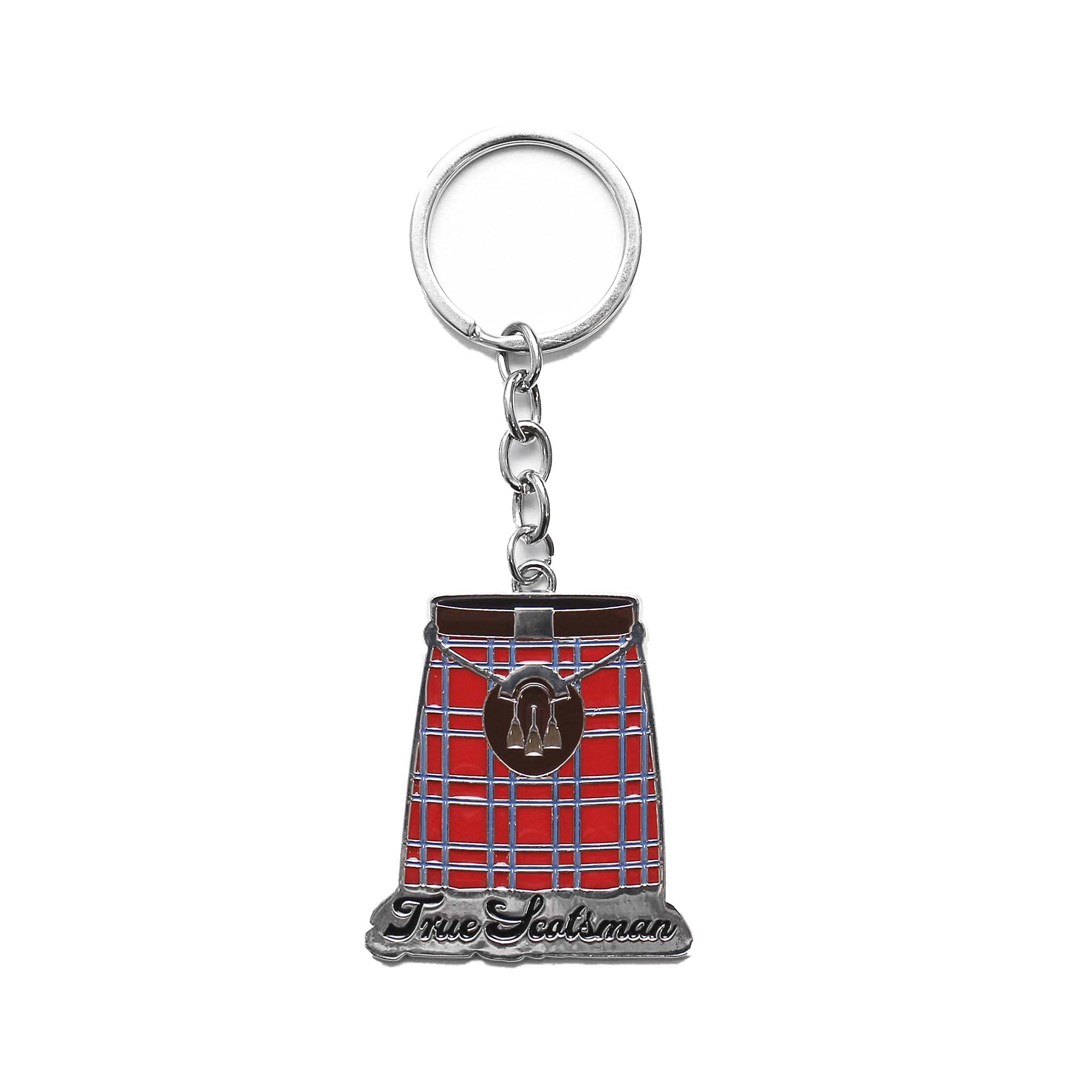 Scottish Saltire Multi Keyring Keychain Scotland Bag Charm (True Scotsman)
