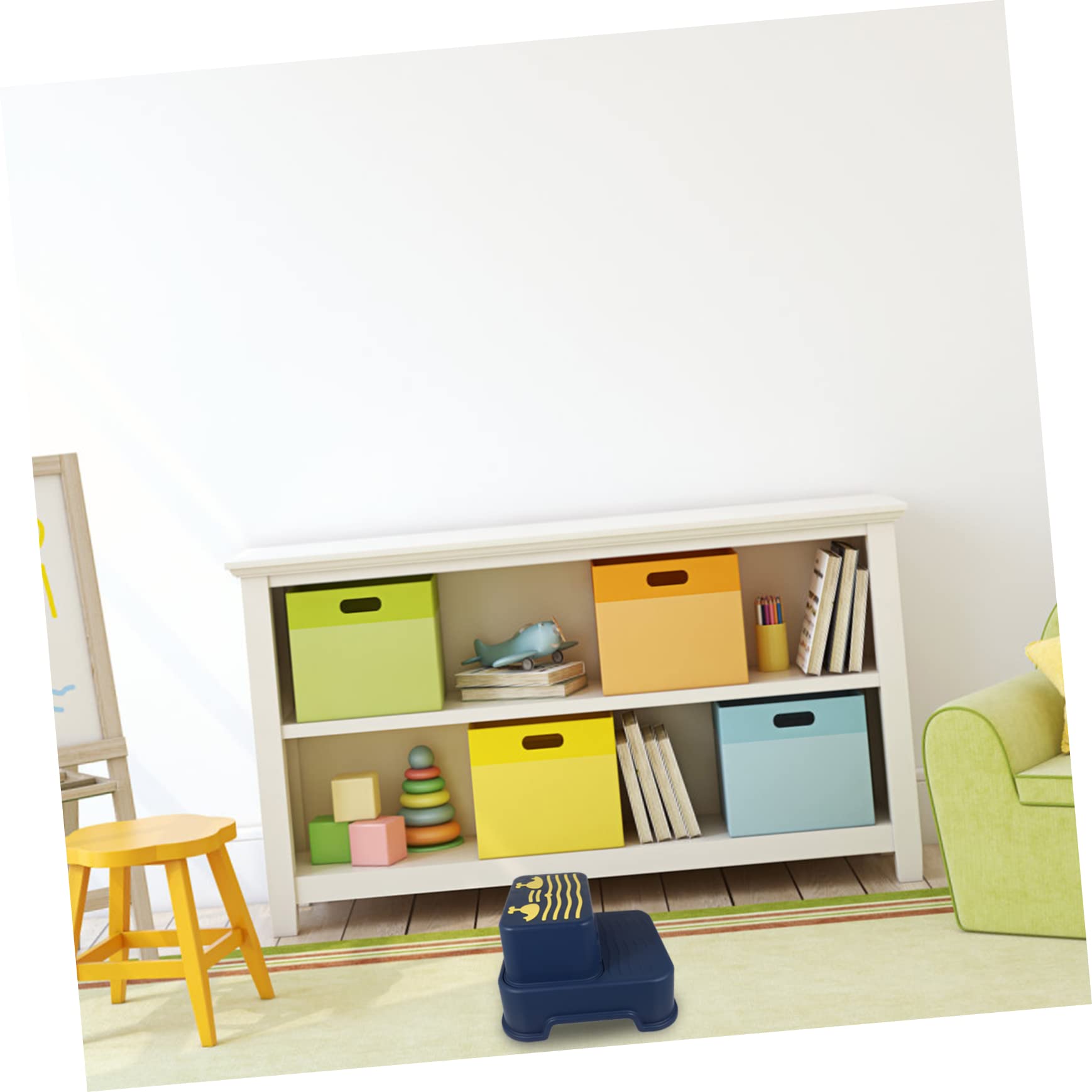 Toyvian Taburete De Escalón Infantil De Taburete para Lavabo De Plástico Laven Las Manos Aseen El Baño