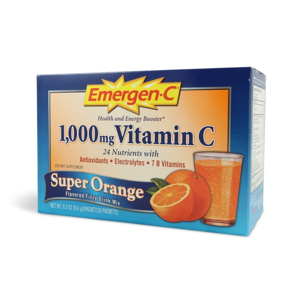 Amazon.com: Emergen-C Super Orange Vitamin C - 30 Count (Pack of 4) (Packaging may vary) : Health & Household Amazon.com: Emergen-C Super Orange Vitamin C - 30 Count (Pack of 4) (Packaging may vary) : Health & Household