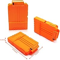 Vista 6 de Kit de chaleco táctico para pistolas Nerf N-Strike Elite Series con dardos de recarga, clips de recarga, máscara FaceTube, muñequeras de mano