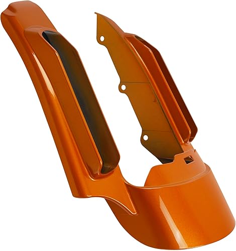 Miniatura 4 de HR3 Extensión de guardabarros trasero de whisky ámbar a juego compatible con Harley Touring Road King 2014 y posteriores, Road Glide, Street Glide,