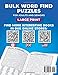 4 in 1 HUGE Word Search Books for Adults: Large Print Word Find Puzzles for Seniors with 8000 Words