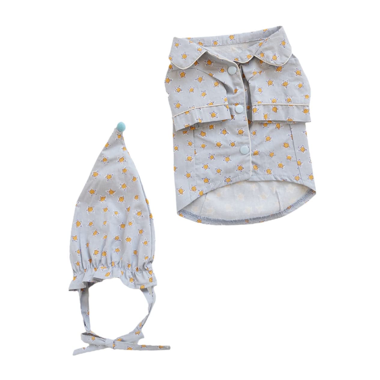 Pyjama pour chien au motif étoiles bleues pour nuits fraîches