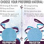 TECEUM Stretching Strap for Yoga & Physical Therapy – 10 Loops – Non-Elastic Leg Stretch Straps for Stretching, Exercising, Pilates, Post-Injury Rehabilitation for All Levels – Men & Women - Image 3