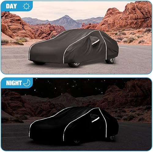 Miniatura 4 de BERKSYDE Funda impermeable para automóvil para M5 528i 530i 530e 535i 535d 540i 550i M550i M550i M550 para todo tipo de clima, 6 capas de cubierta