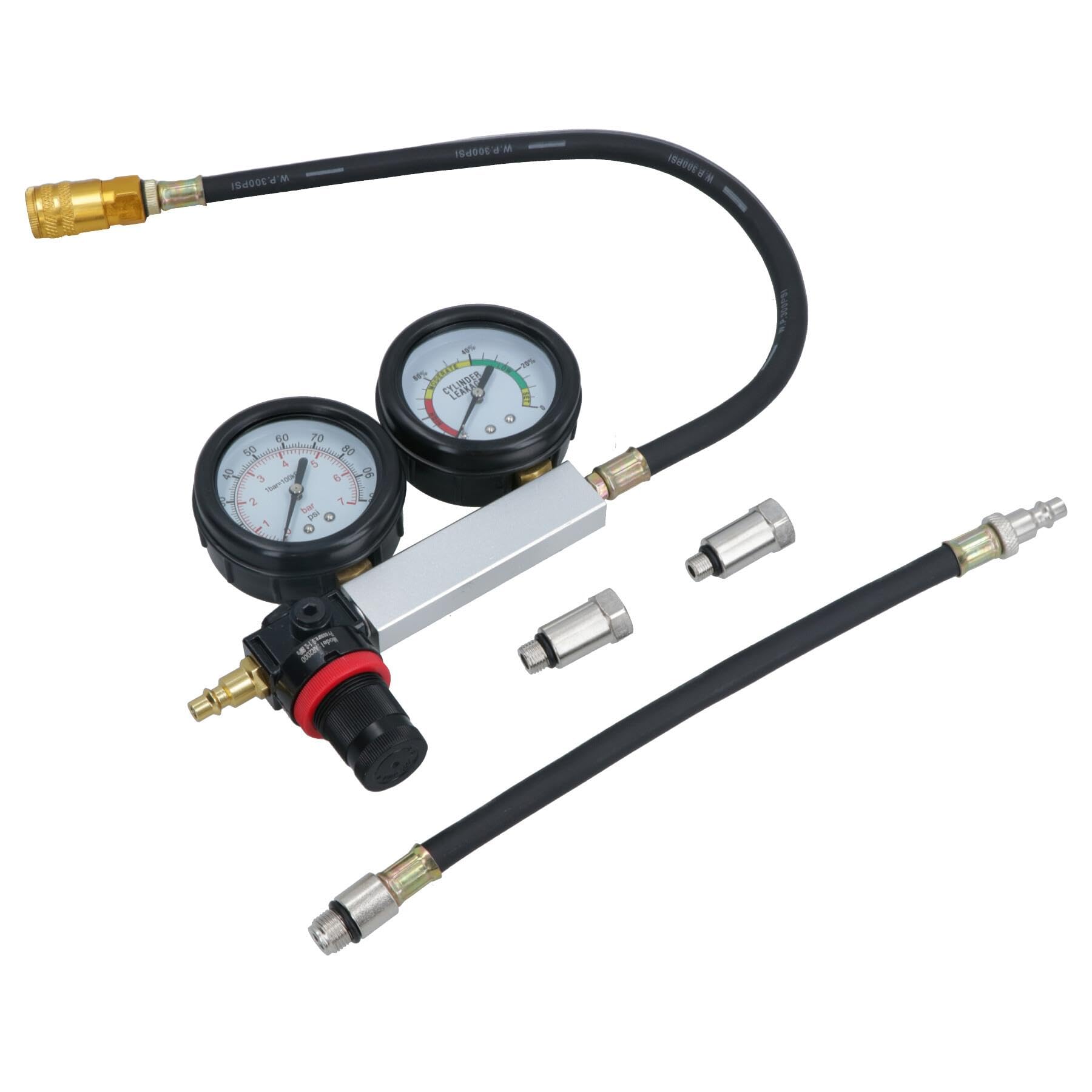 AB Tools-US Pro Detector de Fugas de Cilindros/comprobador de Fugas de compresión en los Motores Gasolina juego270