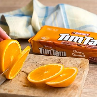 Delicious! Tim Tam Caramel Biscuits (Value Pack of 6 x 175g EA) Australian Chocolate Cookie Biscuits, Aussie Made & Loved ...