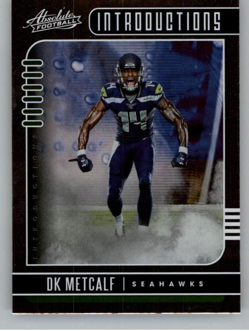 2019 Absolute NFL Introductions #7 DK Metcalf Seattle Seahawks Official Panini Football RC Rookie Card from Retail Packs