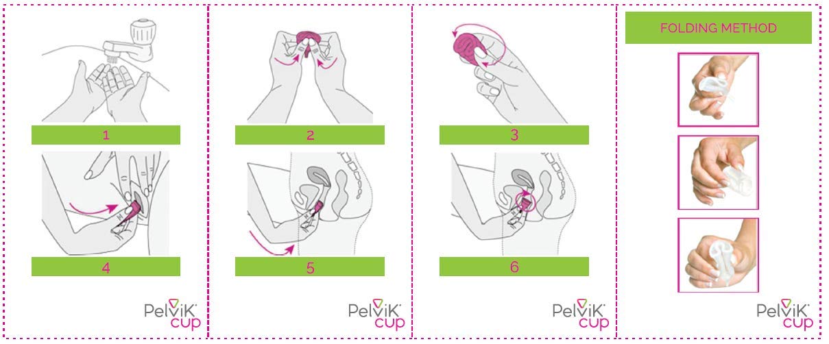 Cup - Coppetta mestruale - Certificata FDA, morbida, rispetta il tuo Pavimento pelvico - scelta da ostetriche e medici (Large)