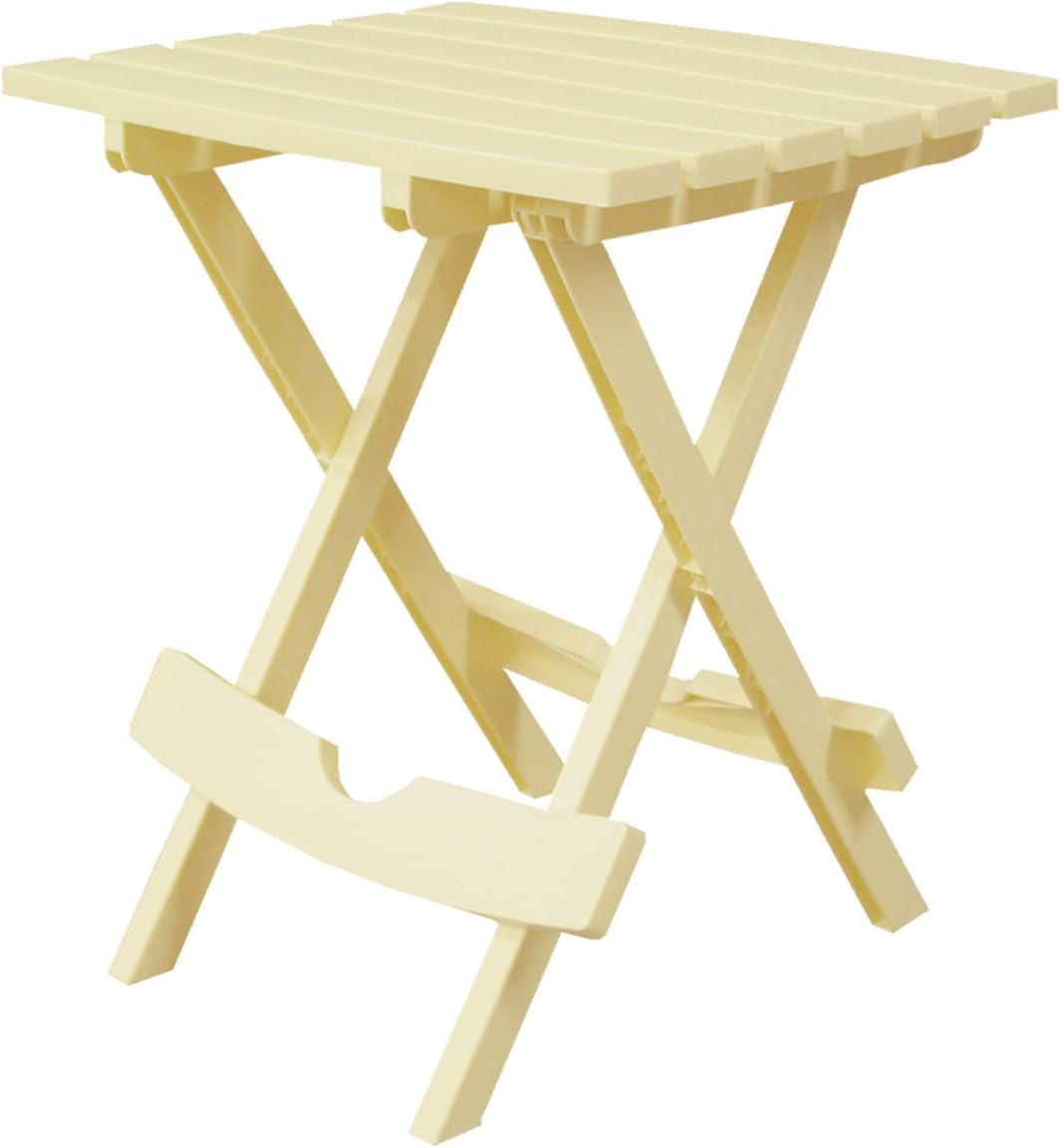 Adams Manufacturing 8500-10-3700 Plastic Quik-Fold® Side Table, Banana