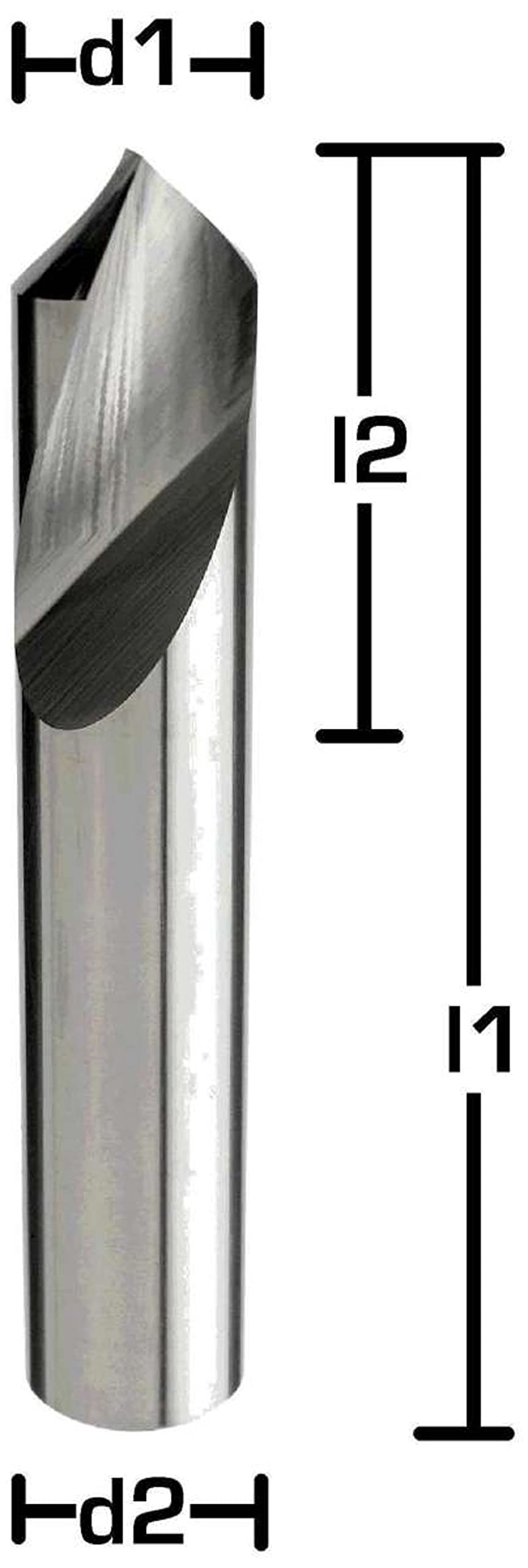 VHM NC Anbohrer 90° Zentrierbohrer – TiSiN Besch Produktbild-Vorschau 4