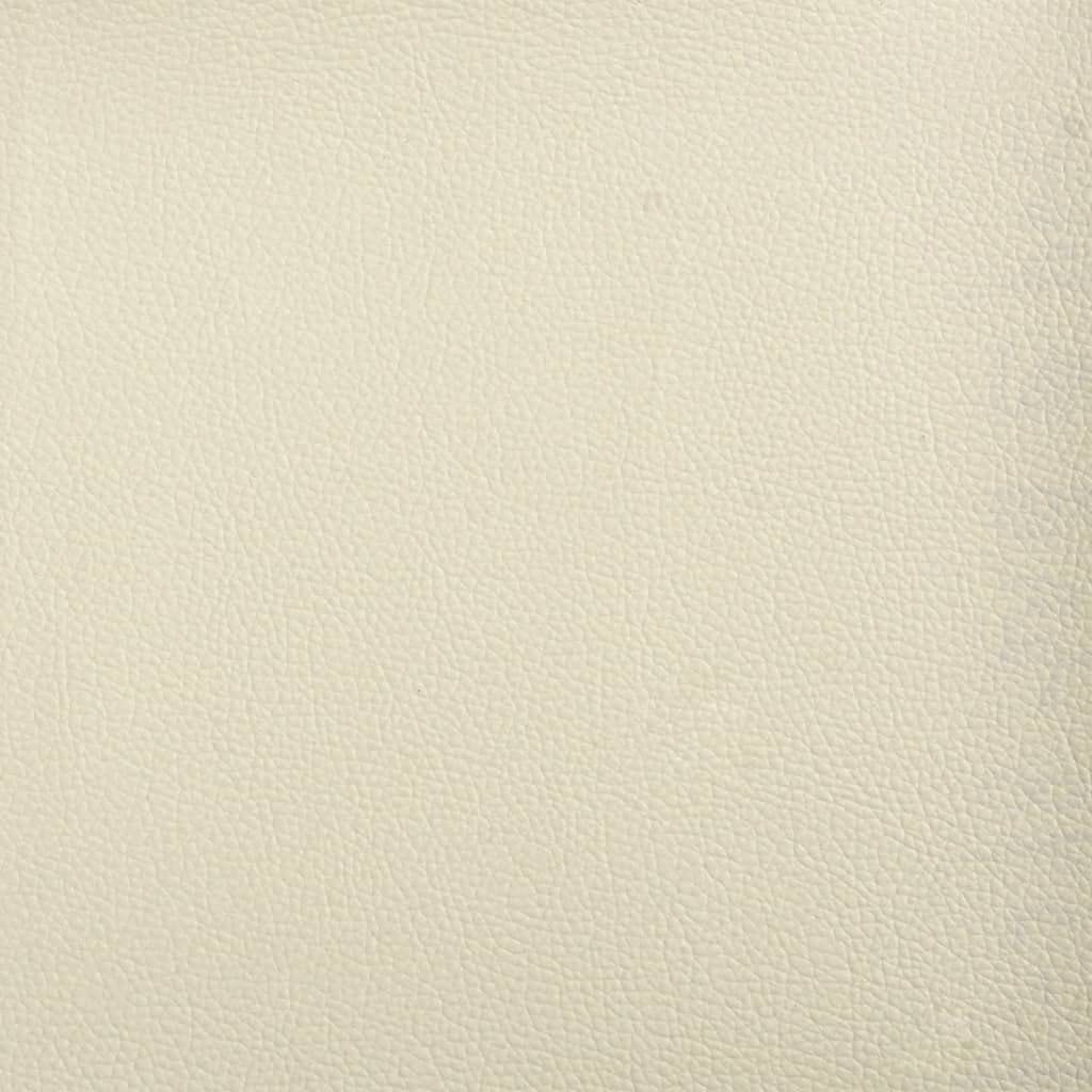Générique Ensemble de canapé Chesterfield 3 pcs crème Similicuir,Meubles, Canapés,3209268