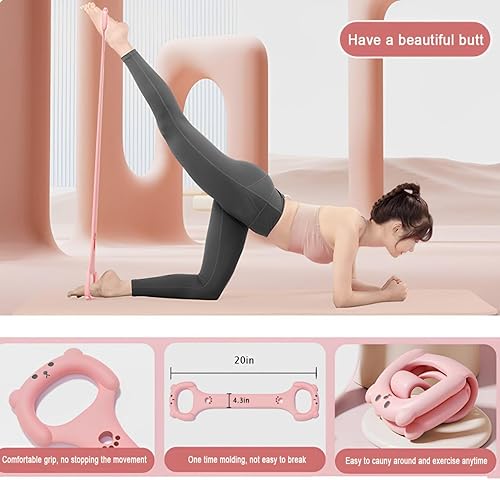 Miniatura 3 de Figura 8 Bandas de resistencia para ejercicio, brazo, espalda, hombro, cuerda elástica, bandas de fitness, pies, piernas, estiradores de mano,