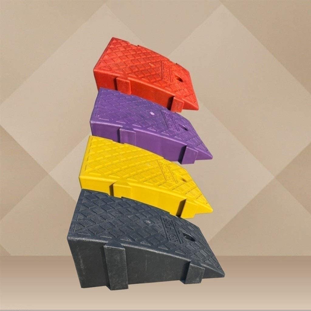 Rampy Rampy krawężnikowe Rampy krawężnikowe Mata schodkowa Kolor Plastikowy Dom Wózki dziecięce Rampy dla wózków inwalidzkich/Żółty/25 * 40 * 16 cm