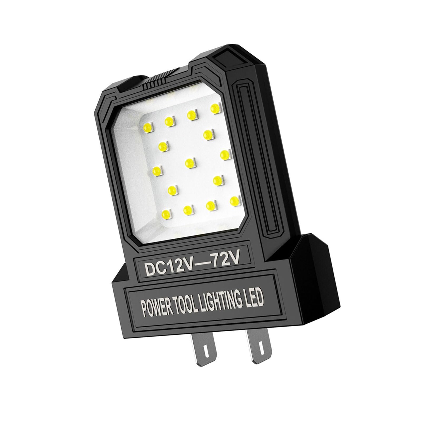 KACCDE Brightness 550LM LED Work Light for 12-72V Lithium Batteries Pocket Size Flashlights Jobsites Light Cordless Work Power Tool Battery