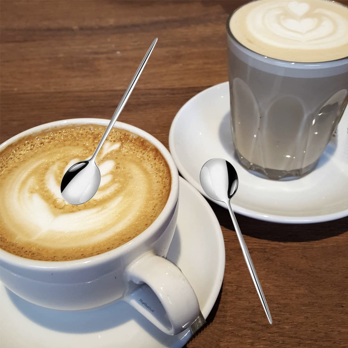 Set Posate Da Viaggio In Acciaio Inox - 5 Pezzi Con Custodia In Paglia, Ecologico E Portatile - Foto 10