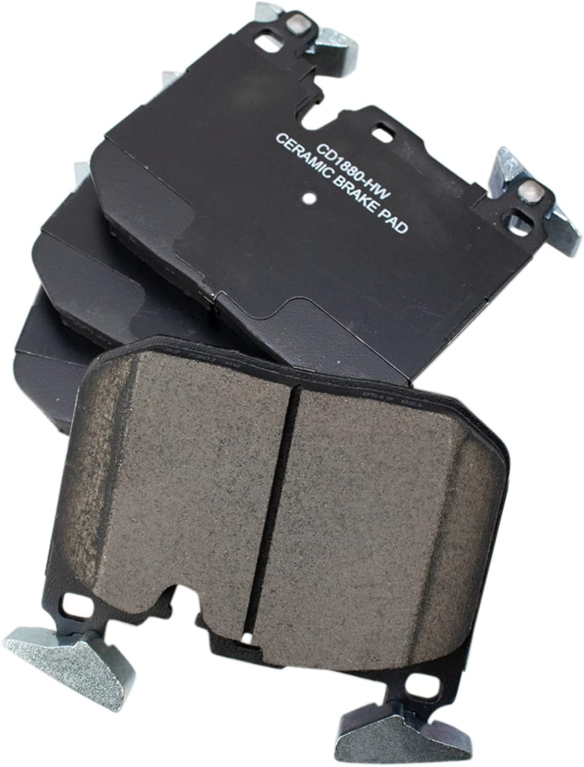 TRQ Front Brake Pads Ceramic Hardware Compatible with 2012-2021 BMW 228i 230i 320i 328i 328d 330i 335i 340i 428i 430i 435i 440i ActiveHybrid 3 i8 M2 M3 M4 M235i M240i