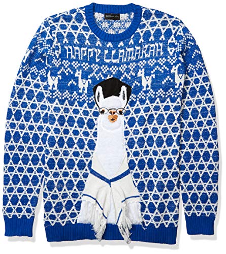 Blizzard Bay Men's Happy Llamukah Ugly Christmas Sweater