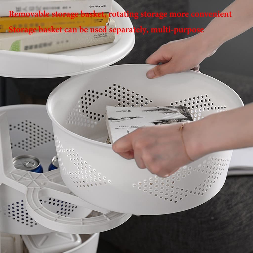 Wózek do przechowywania owoców i warzyw na kółkach(5 Tier)