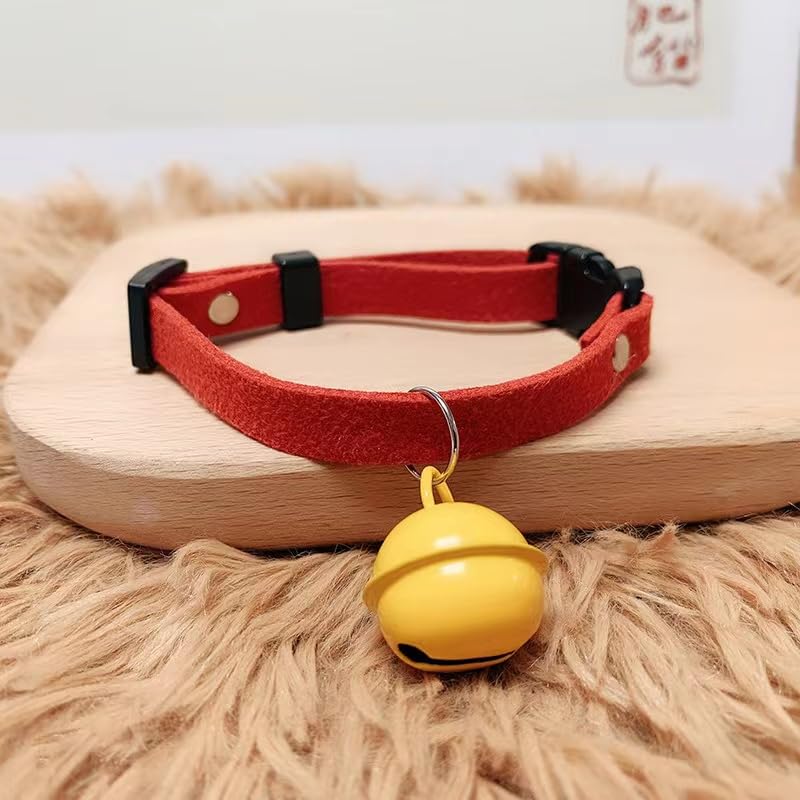 Amazon | 猫 首輪 鈴 ネコ 首輪 猫くびわ 黄色い鈴付き かわいい  