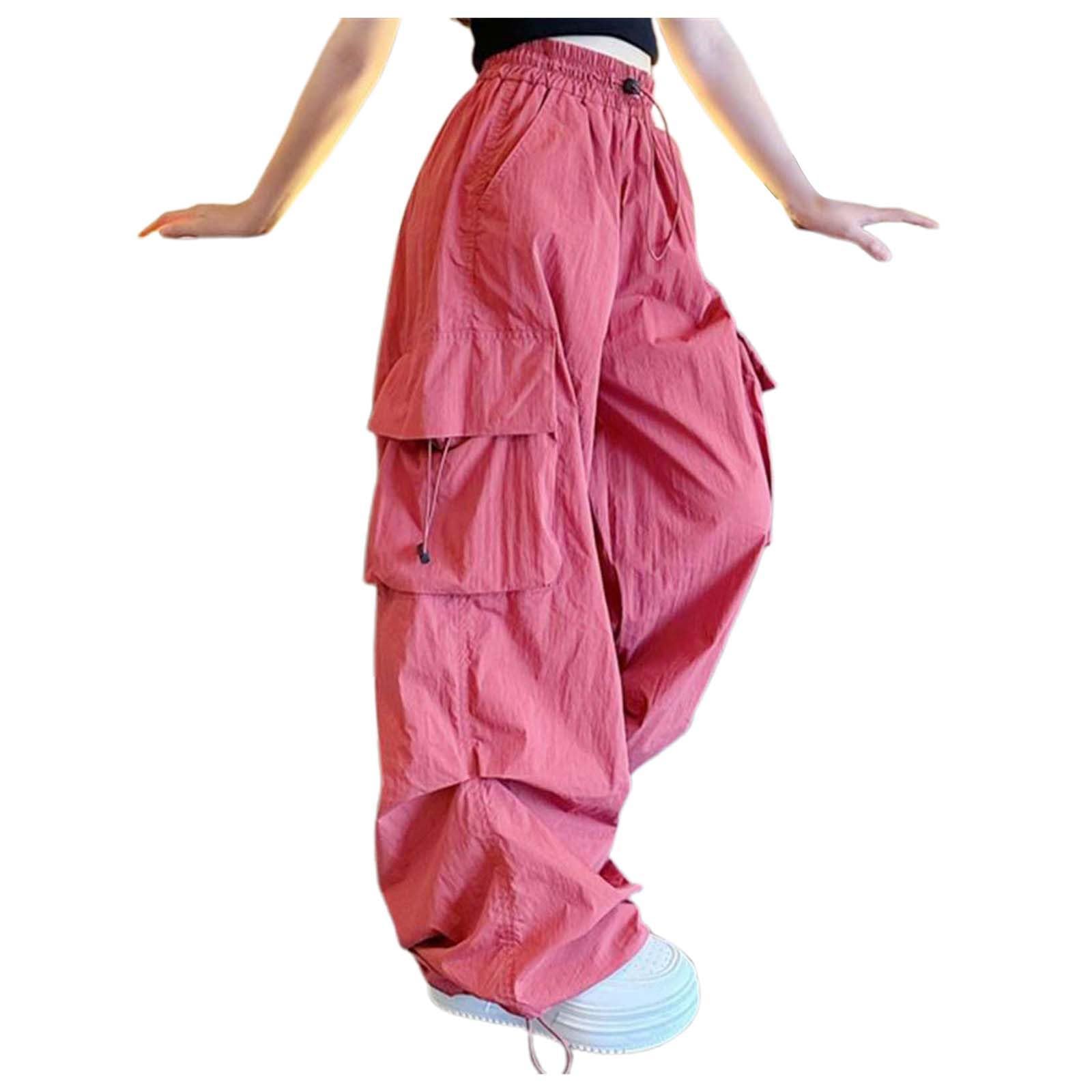 Cokbyavla Junior Uniform Pants for Teen Girls, Tween Back to School Clothes Pre Teen Cargo Pants Size 10 Girls Sequin Jogger Baggy Sweatpants Kids Wide Leg Gi Kid 11-12 Years