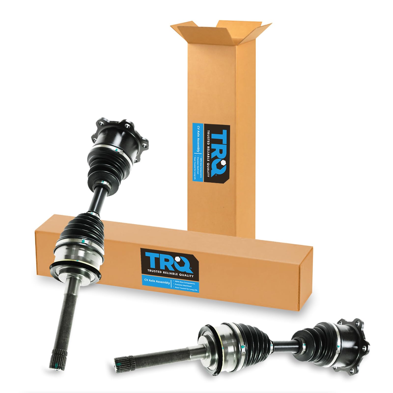 TRQ Front Driver and Passenger Side CV Axle Assembly Set 2 Piece