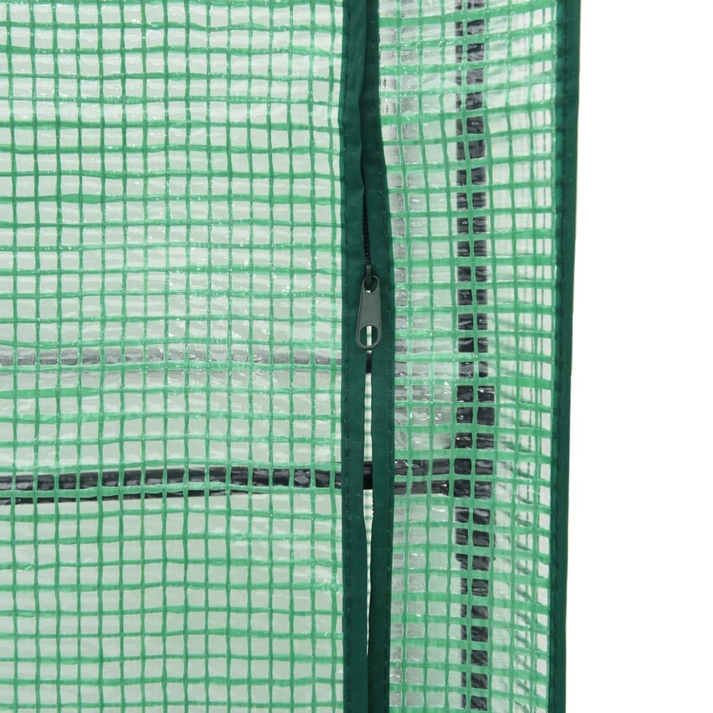 Bancal alto con accesorio para invernadero, aspecto de ratán, 40 x 40 x 139 cm, de polipropileno resistente y tubo de hierro, diseño moderno para balcón, jardín, terraza