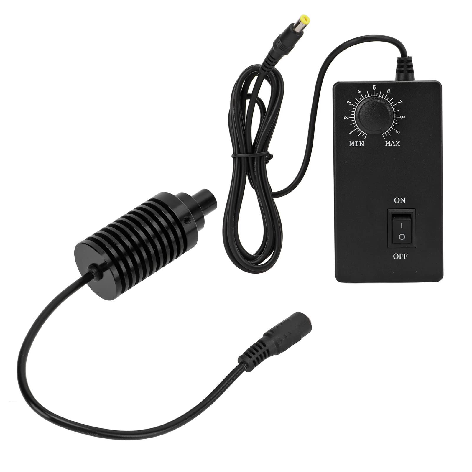 Gonetre Foco LED Coaxial para Microscopio, Brillo Ajustable 0-100% 240LUX (Estándar Europeo Φ11mm)