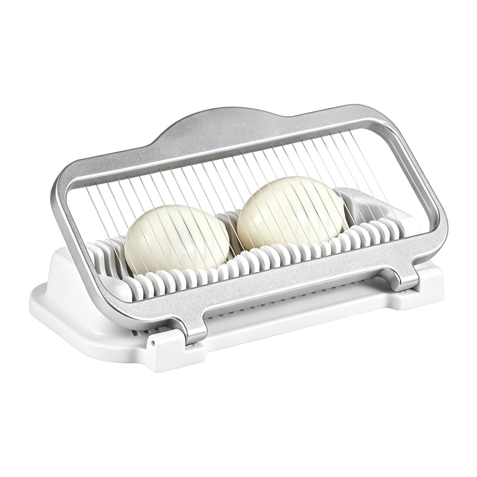 Cortador de huevos para preparar el desayuno y ensaladas frescas en la cocina