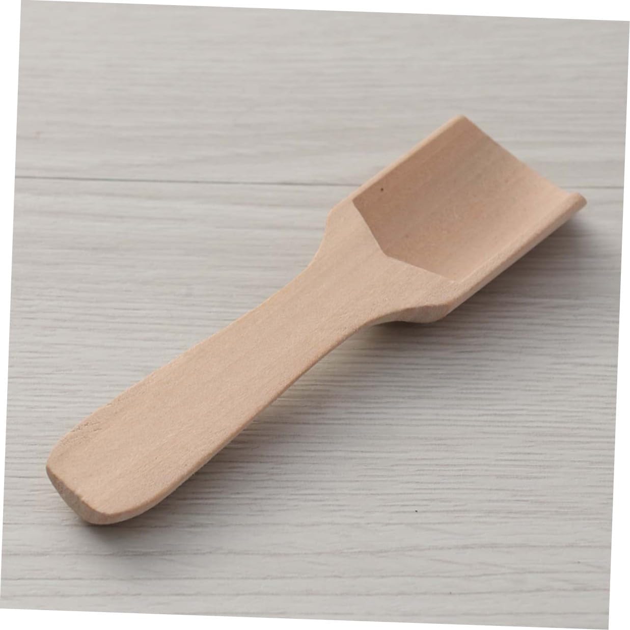 15pcs Wooden Tea Scoop Set Small Flat Handle Tea Spoon Scoop 2.8x11cm Natural Wood Teaware Accessory and Salt Serving