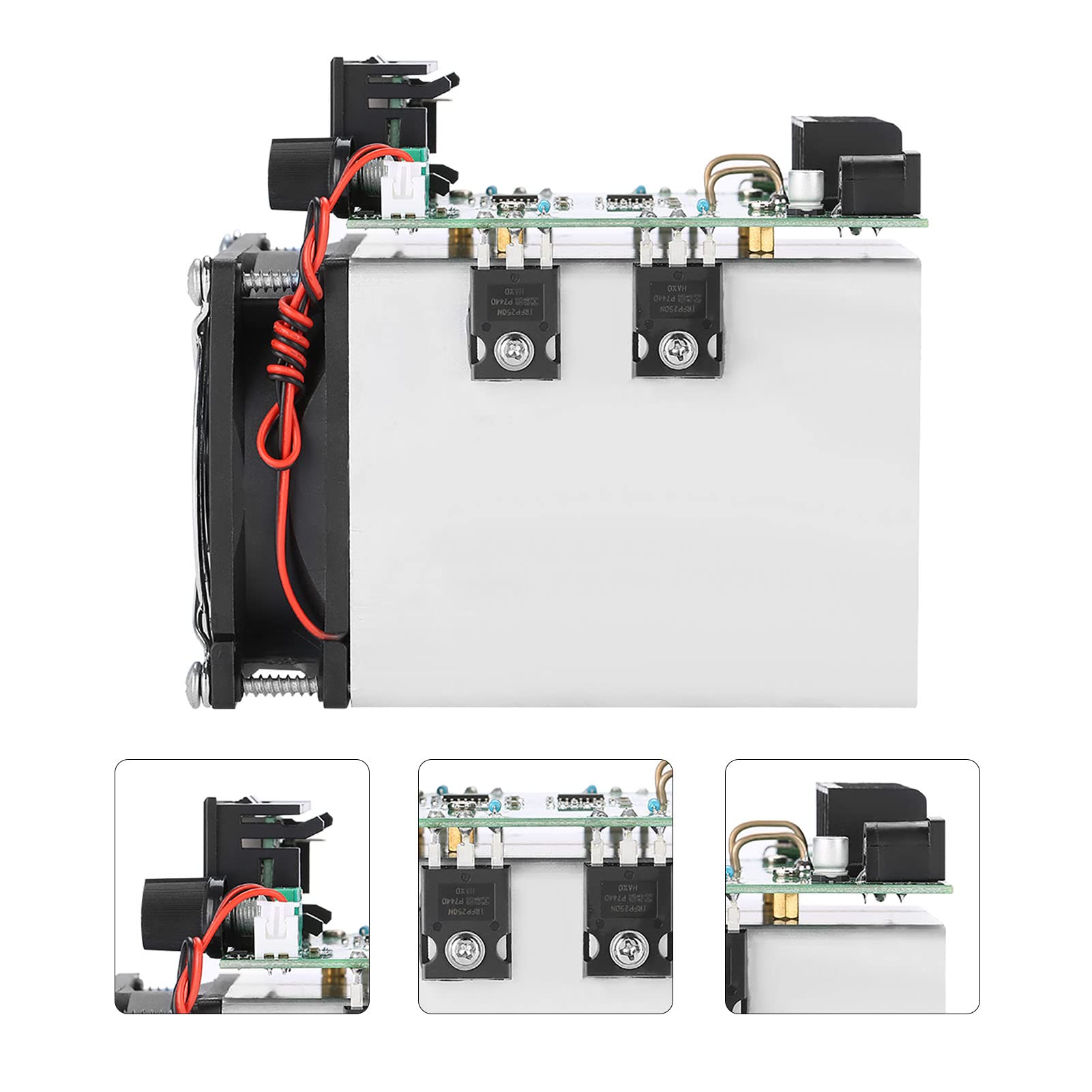 Fafeicy Carga Electrónica 12V 250W 0-20A Placa de Descarga Módulo de