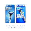 Gillette Mach 3 Turbo Shaving Razor For Men | Most Comfortable Shave | With 3D Flexi Head That Adjusts To Your Face gallery image