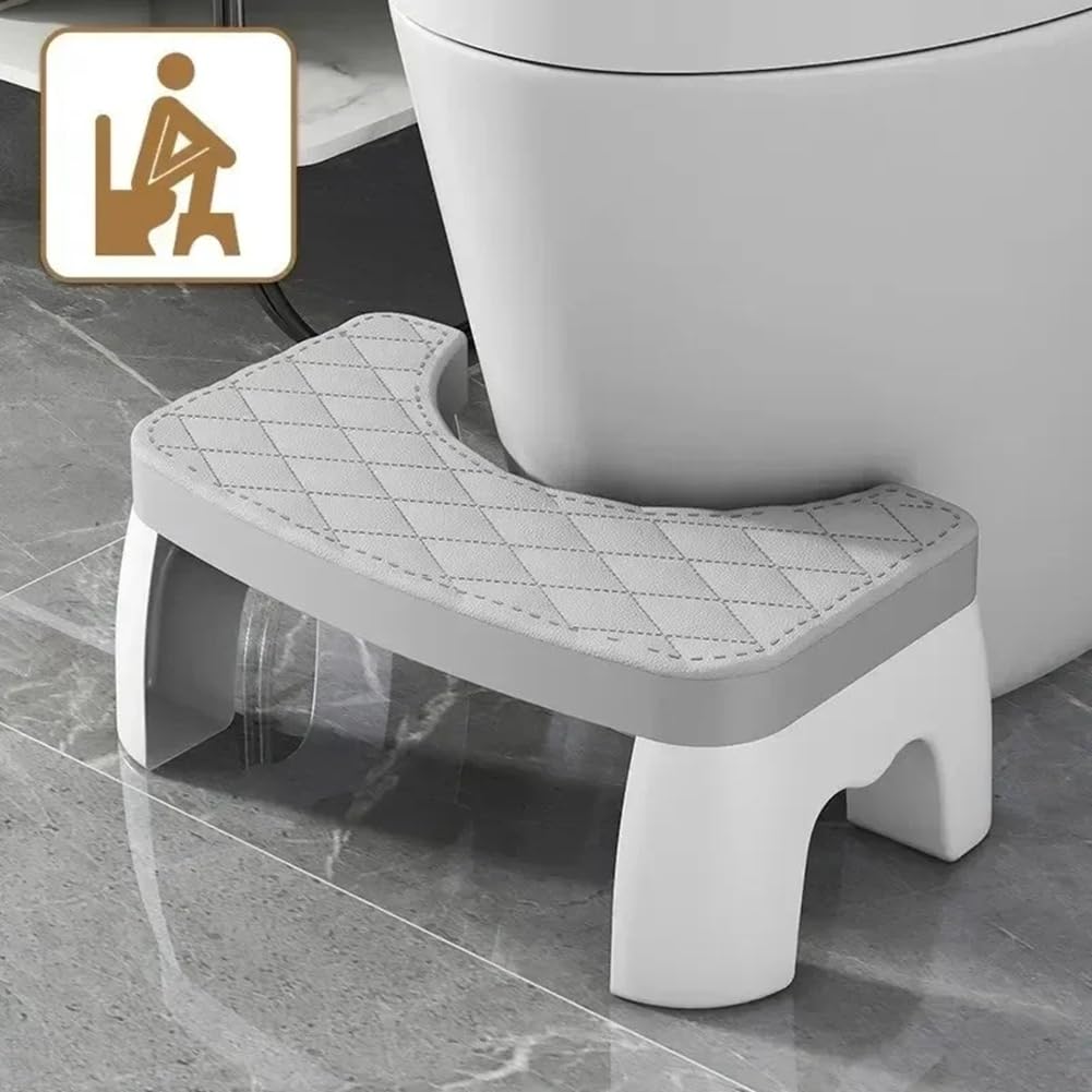Sgabello WC per adulti, accessorio da bagno, rimovibile e antiscivolo