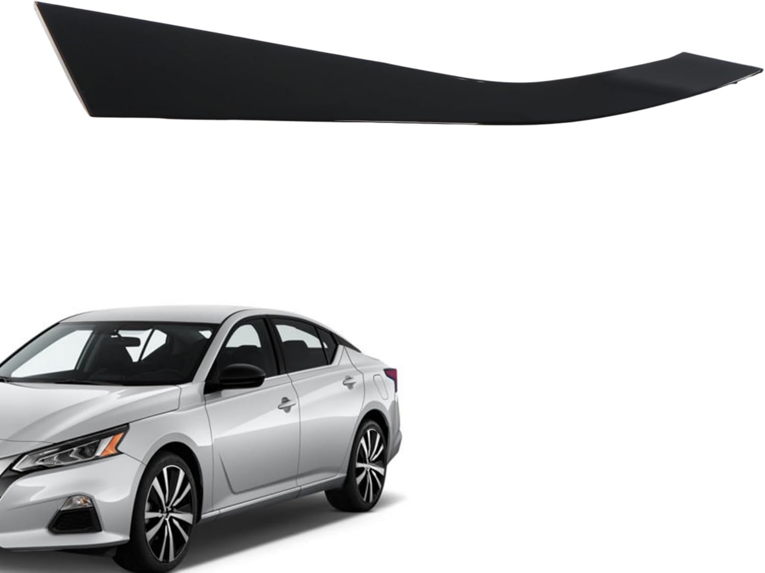 zeech Black Rear Left Driver Side Fender Molding Trim Replacement for Altima 2019 2020 2021 2022 2023 2024 788736CA0A