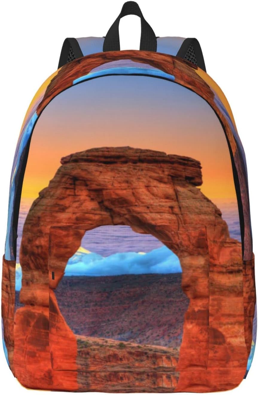 Xmas 節約 Snowman シンプルレジャーキャンバスバックパックは、学校の