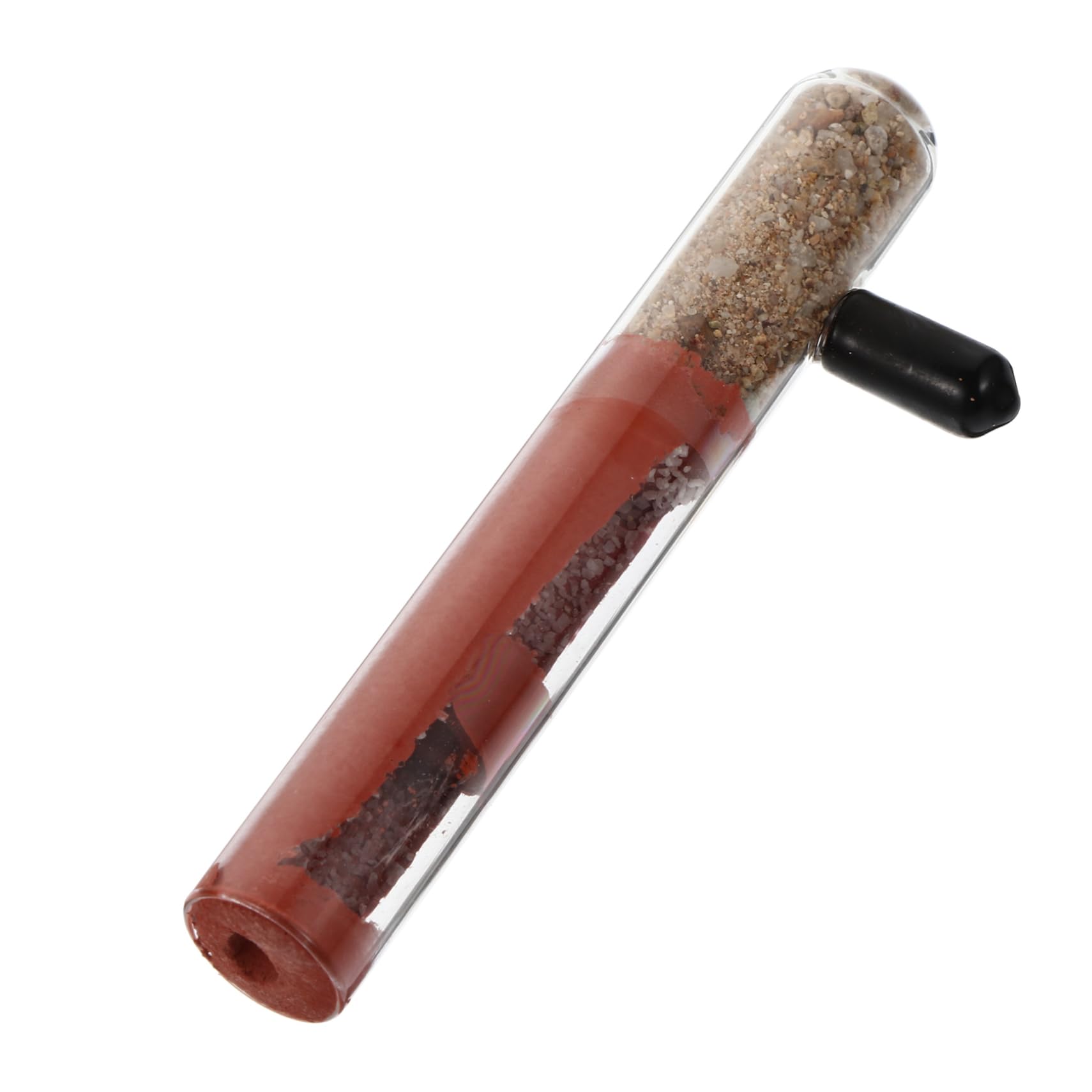 Parliky Ant Tube Nest Glass Breeding Supplies for Ants Transparent Test Tube with Dual Segments for Habitat and Easy Observation of Ant Activity