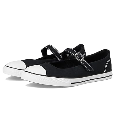 Converse Kids Chuck Taylor(r) All Star(r) Dainty Mary Jane (Little Kid) Boys Shoes Black/White/Black