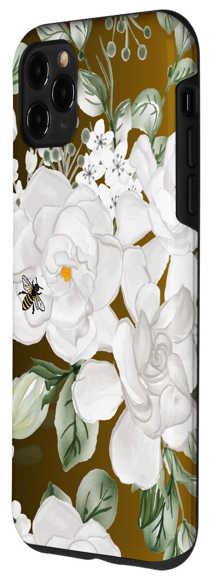 iPhone 11 Pro Max White Gardenia's Nectar Flowing Over Case - Image 2