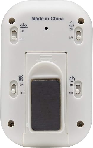 Miniatura 5 de Taylor Temporizador digital de alerta múltiple (sonido, luz, vibración), estándar, blanco