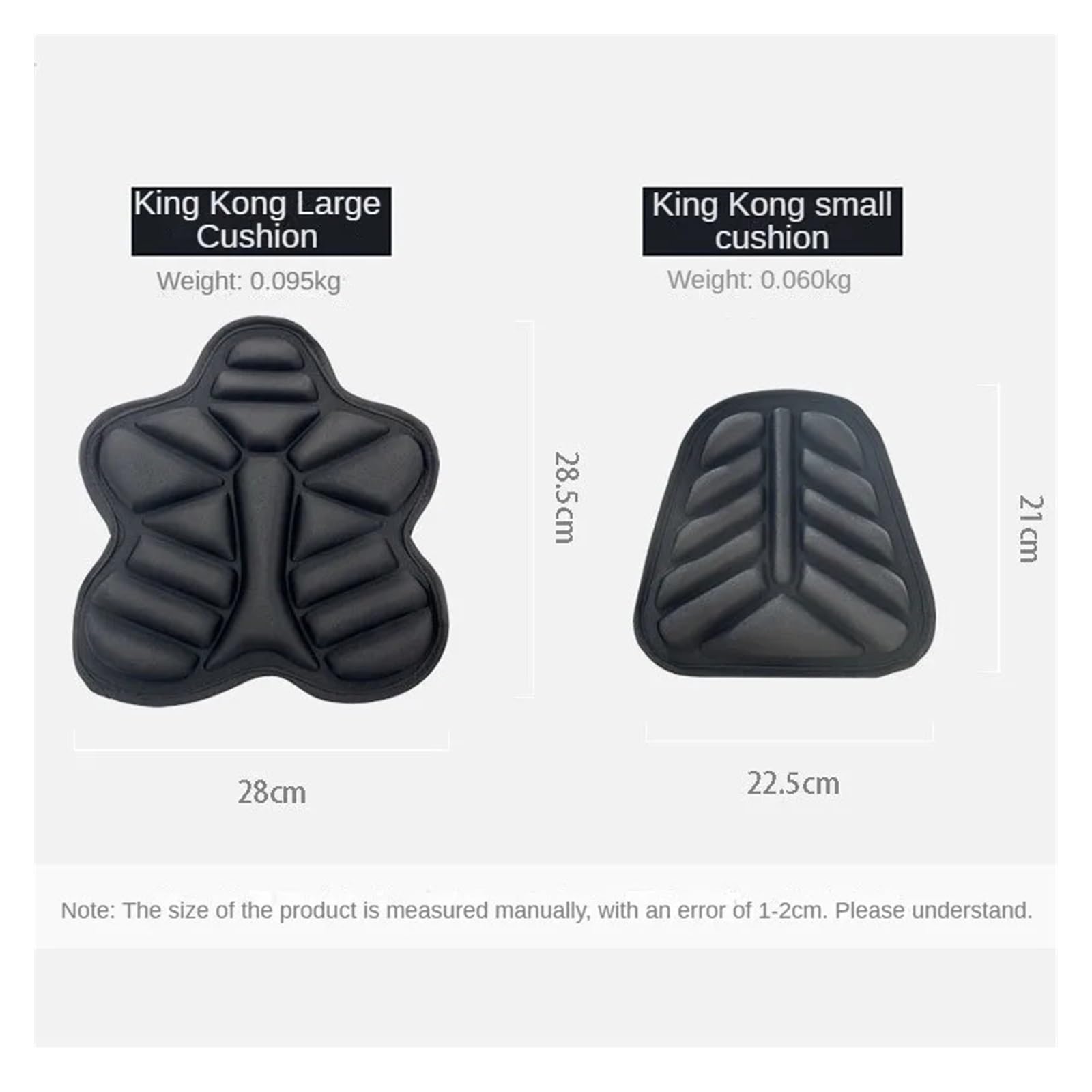 Cuscino per Sella Moto 3D, Cuscino Universale in Gel Traspirante e Ammortizzante, Sella Comoda per motociclette