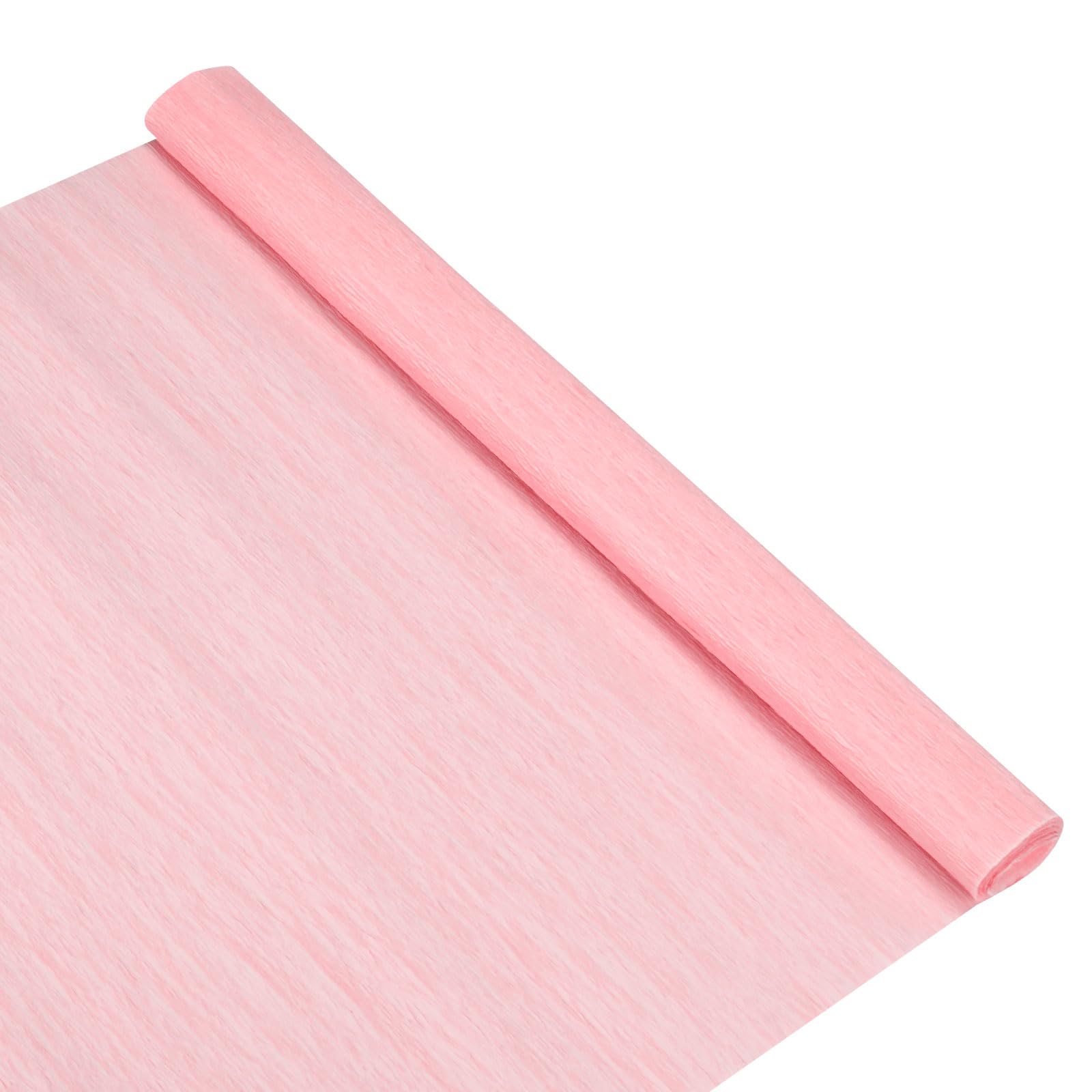 M METERXITY Crepe Paper, 8.2ft x 20 Inch /250 x 50cm Soft Wide Crepe Paper Streamer Sheet, Decorative Craft Streamer for DIY Craft/Flower Making/Decoration [Dark Pink]