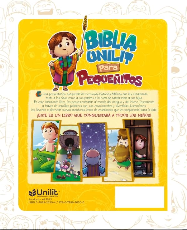 Image of Biblia para Pequenitos Unilit | Historias Biblicas Ilustradas para Ninos de 3 a 5 Anos | Edicion en Espanol (Spanish Edition)