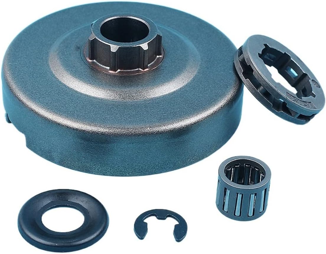 Patio, Lawn & Garden 3/8" 7T Clutch Drum Rim Sprocket Needle Bearing Washer for 365 372 362 371 372XP Chainsaws W/Clip Replace Spare Part Outdoor Powertool Parts & Accessories