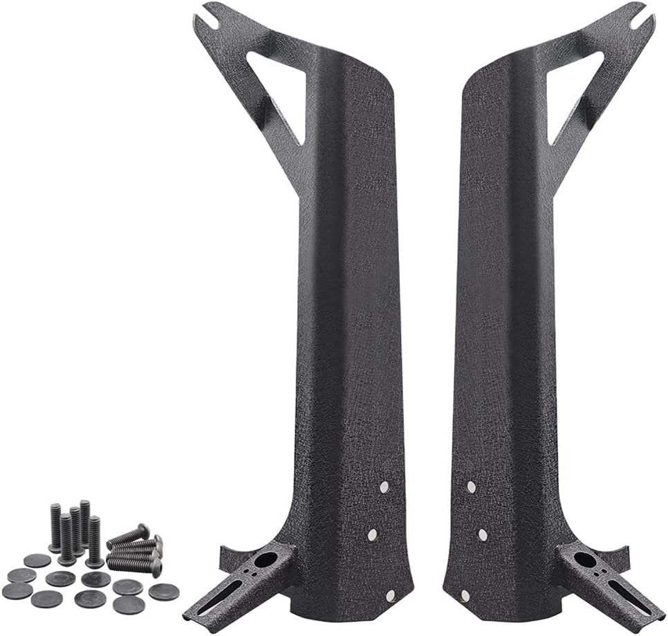 Hottest Sale 50 In Light Bar Mounting Bracket with A-pillar mounting brackets for 50'' Straight Led Lights bar Upper Windshield Mounting Brackets with Lower Corner Bracket Compatible with TJ 97-06 (Left & Right)