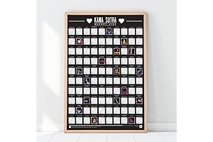 Kama Sutra Bucket List Poster: The Perfect Anniversary Gift for Couples