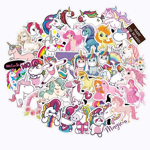Sanmatic Unicorns Adesivi [100 pz] Adesivi Cute