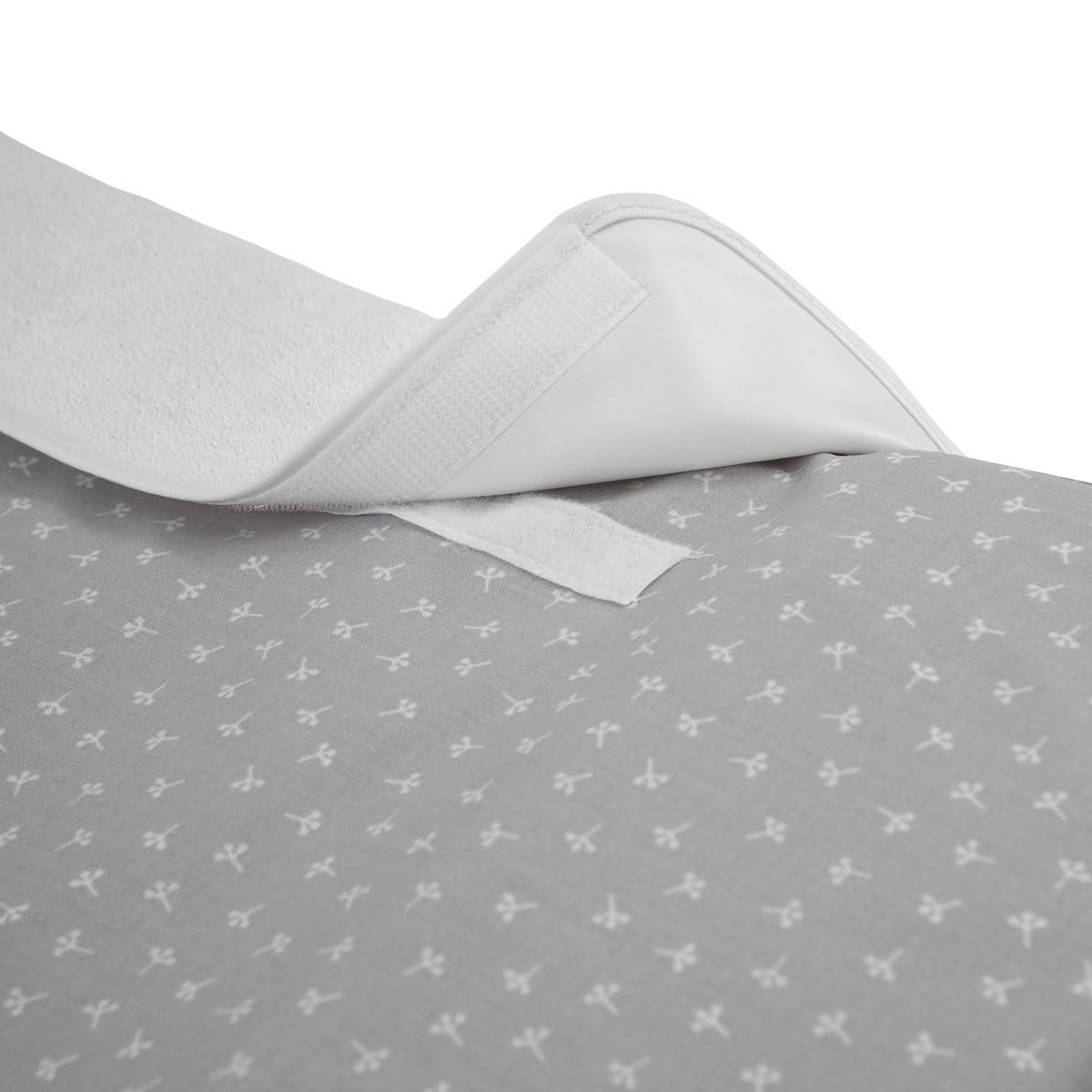 Cambrass - cambiador bebe para comoda bañera - adaptador rígido de cómoda bañera para cambiar al bebé - cambiador desenfundable para mueble bañera -50x70x9 Cm Ardi Gris