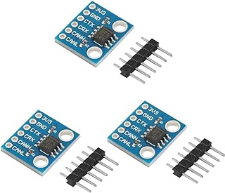 HiLetgo 3pcs SN65HVD230 CAN Bus Transceiver Communication Thermal Protection Slope Control Module for Arduino Controller Board